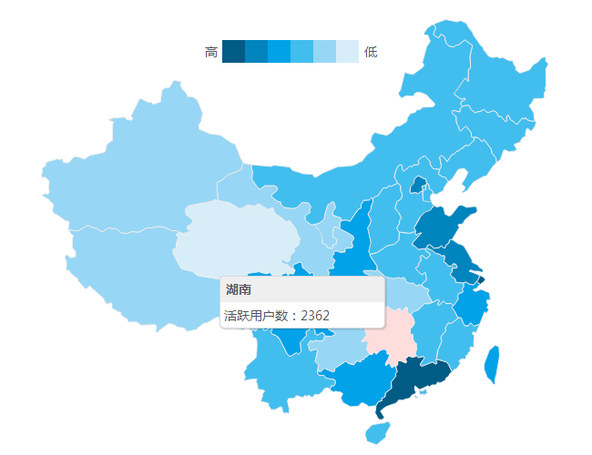 PHP+Mysql+jQuery实现地图区域数据统计-展示数据