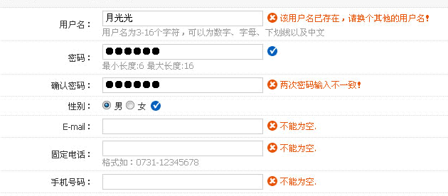 实例讲解表单验证插件Validation的应用