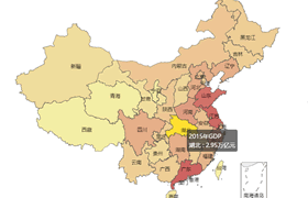 ECharts地图应用：使用jQuery和PHP、MySQL异步读取数据